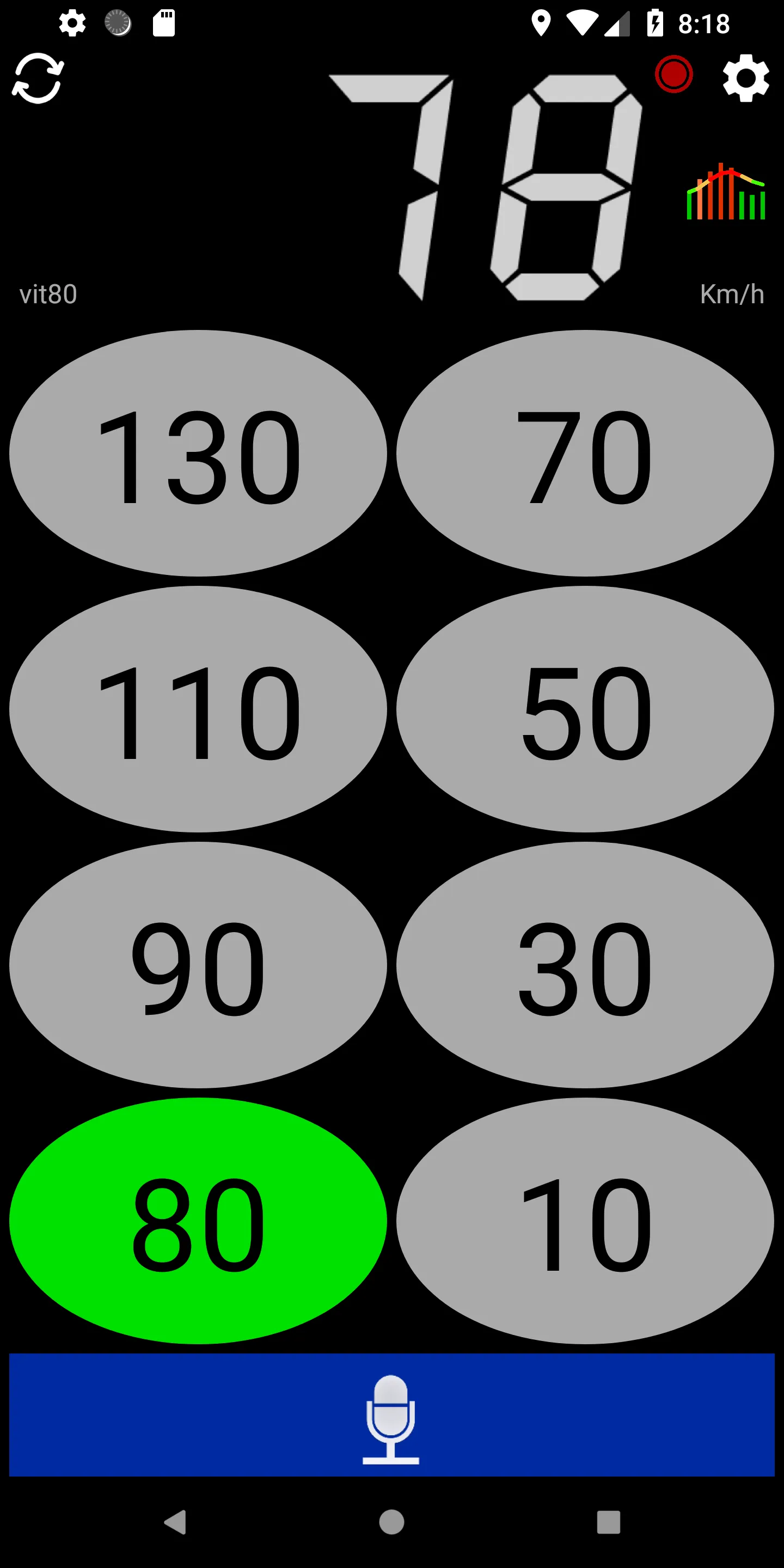 Speed alarm | Indus Appstore | Screenshot