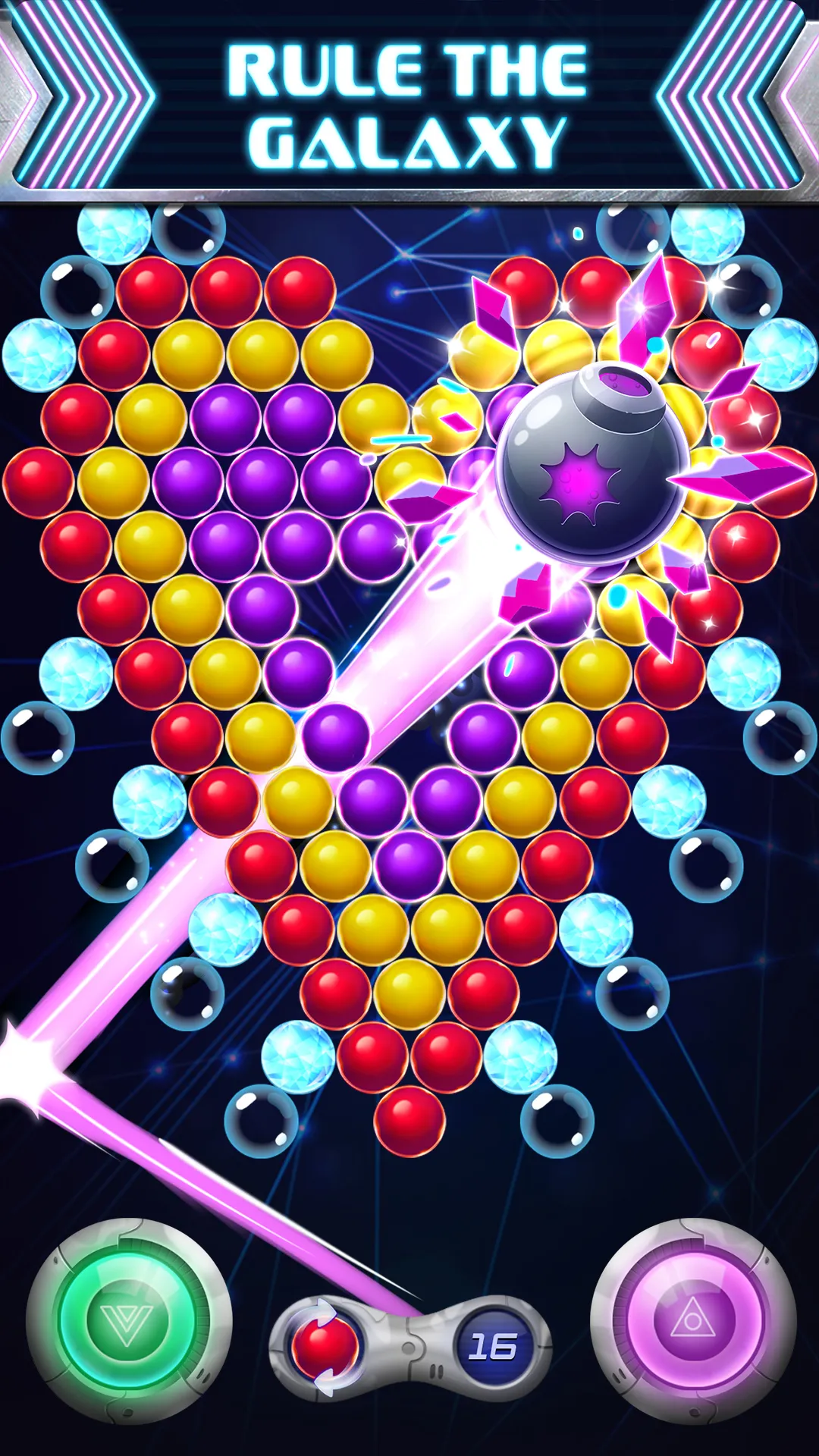 Bubble Heroes Galaxy | Indus Appstore | Screenshot