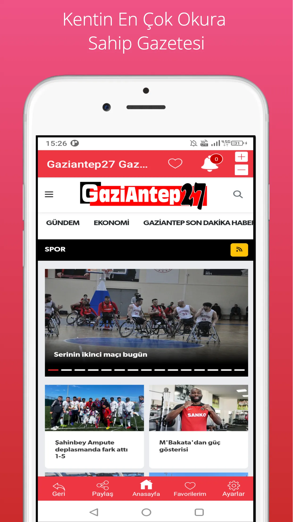 Gaziantep27 Gazetesi | Indus Appstore | Screenshot