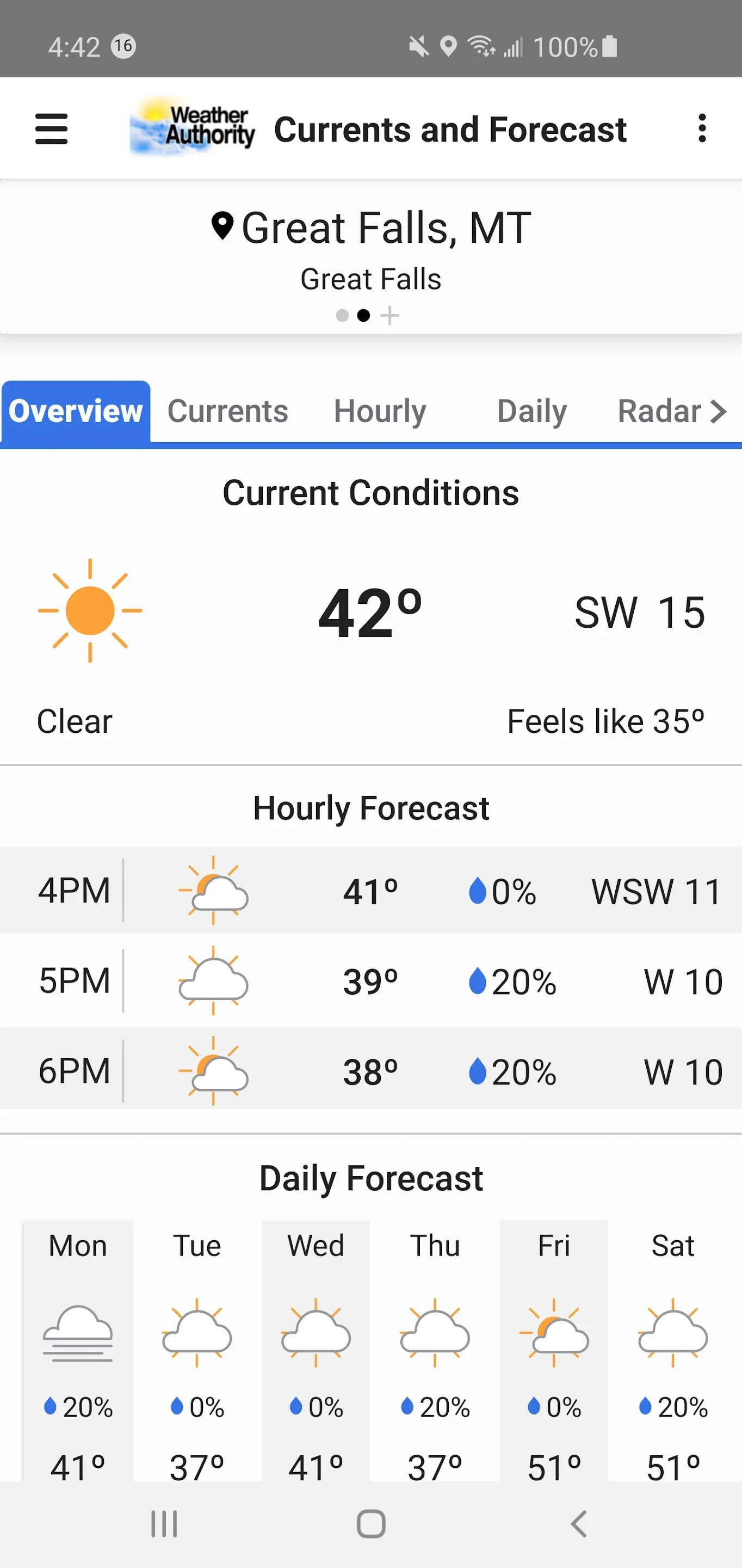 Montana Weather Authority | Indus Appstore | Screenshot