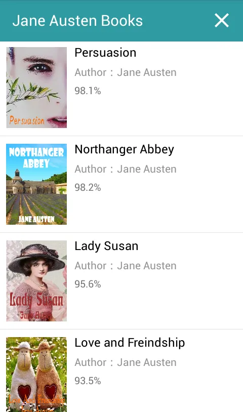 Jane Austen Books | Indus Appstore | Screenshot