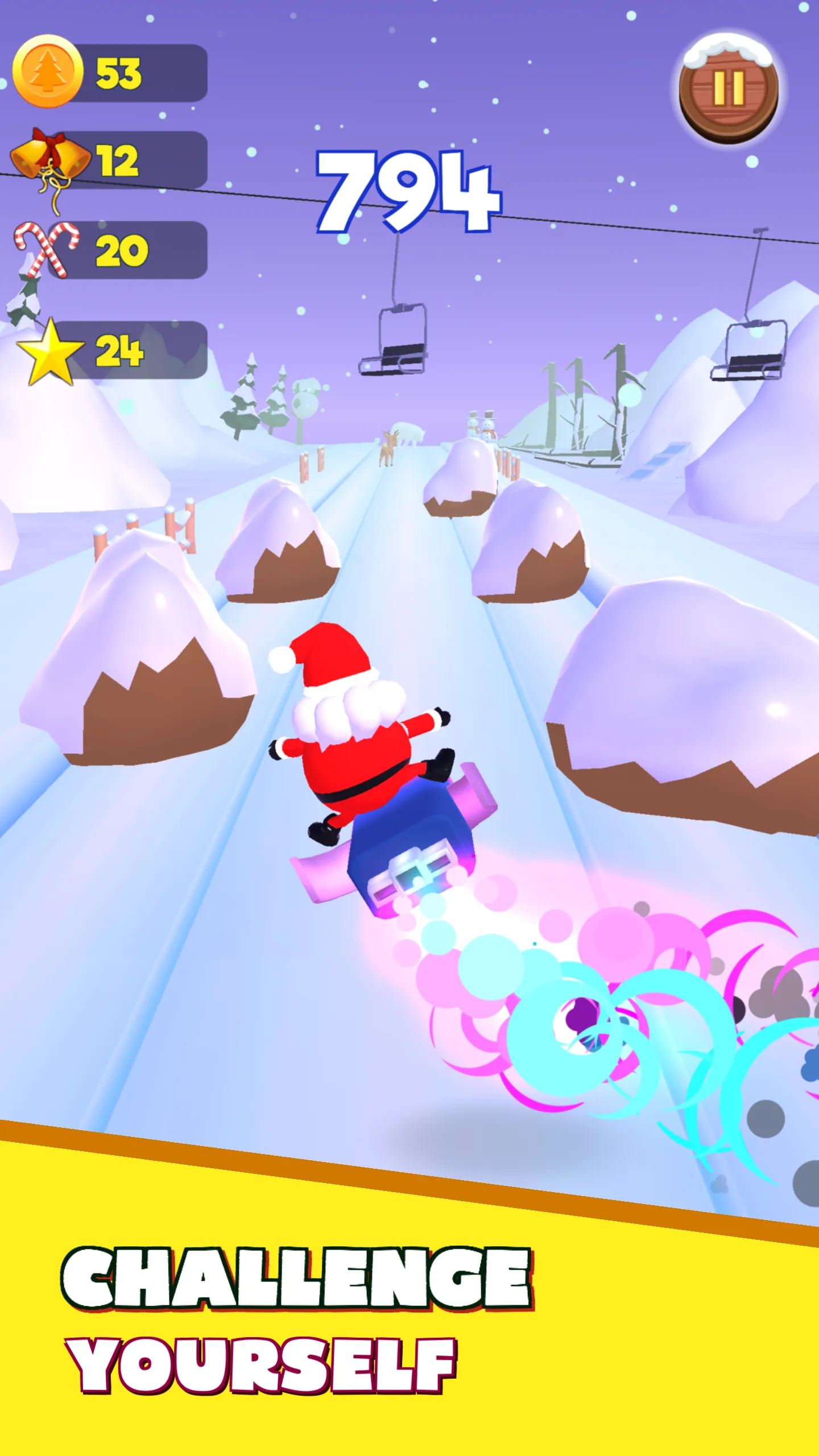 Santa Run-Christmas Runner 3D | Indus Appstore | Screenshot