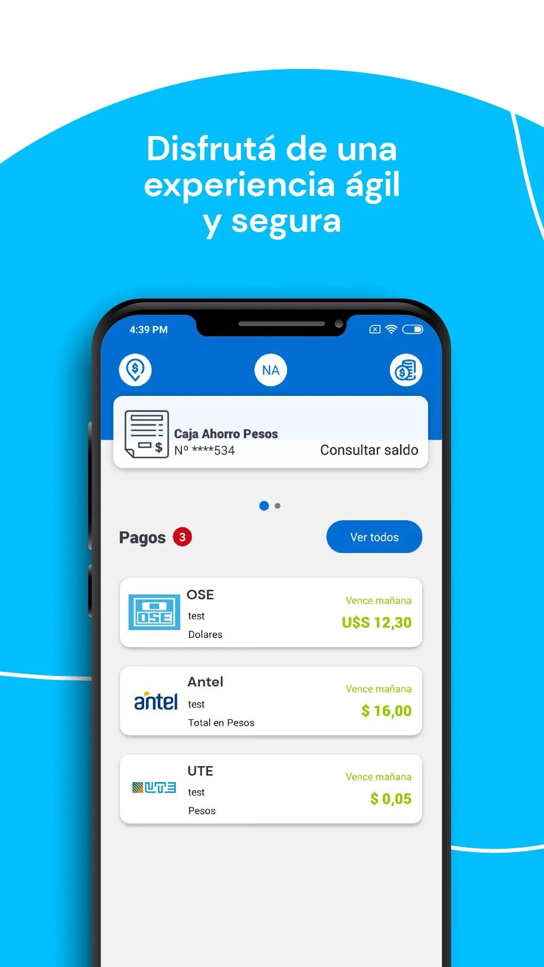 OCA Blue Facturas | Indus Appstore | Screenshot