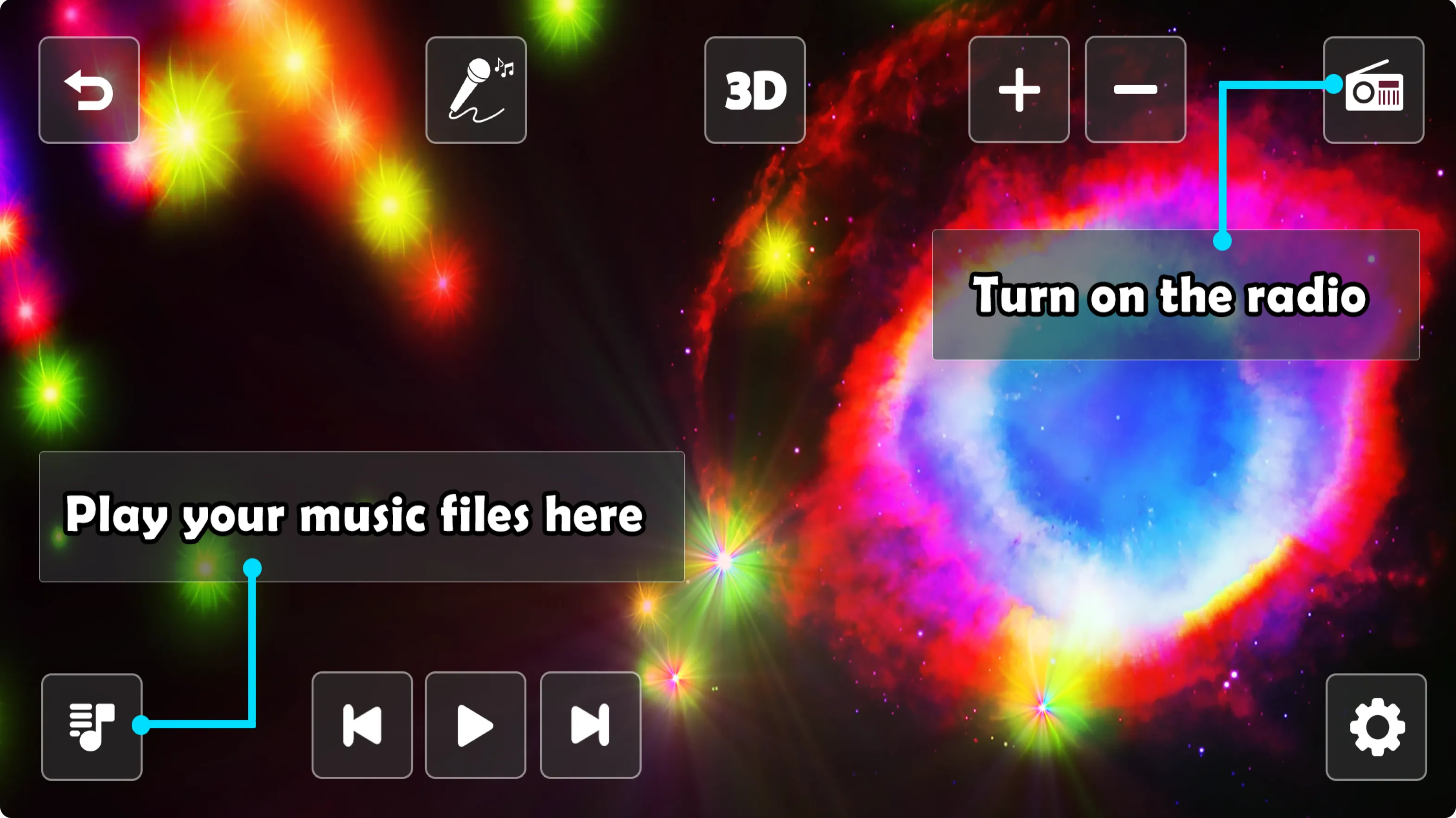 Astral 3D FX Music Visualizer | Indus Appstore | Screenshot