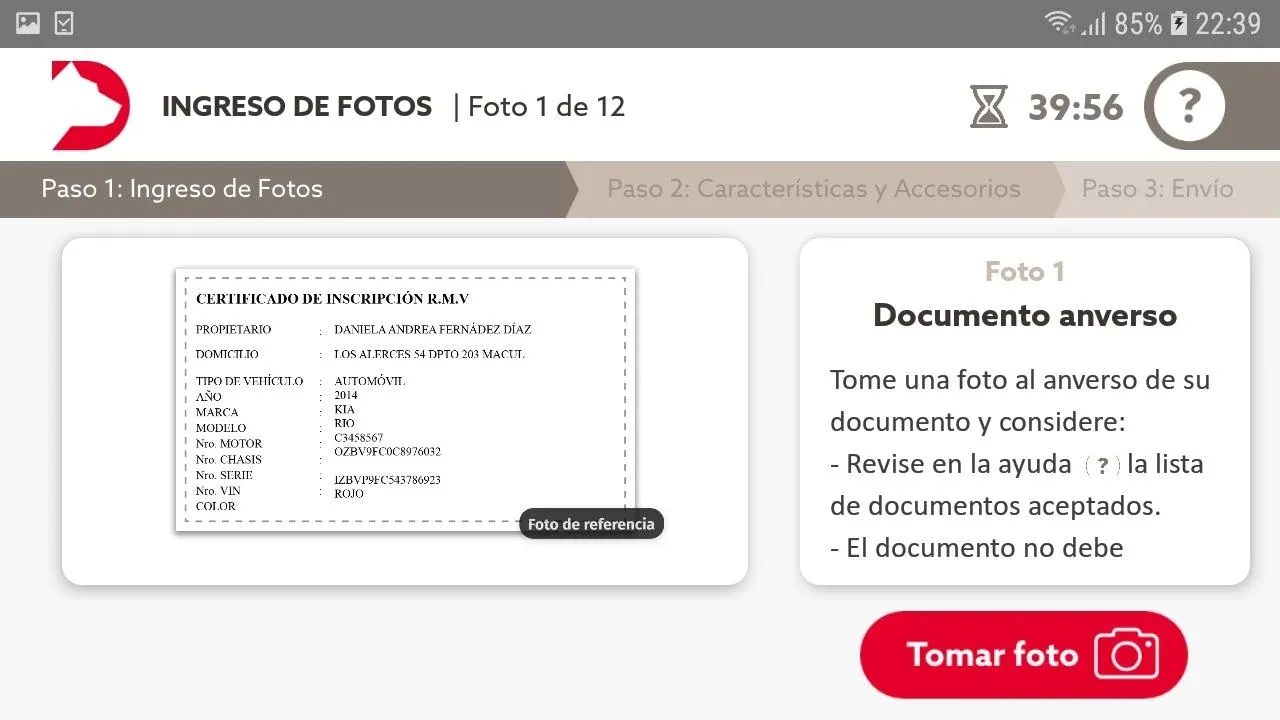 autoinspección FID | Indus Appstore | Screenshot