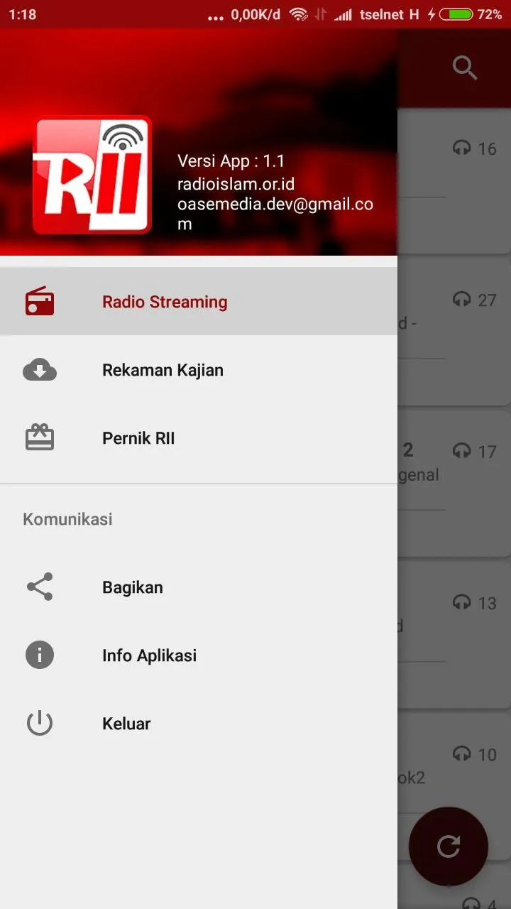 Radio Islam Indonesia | Indus Appstore | Screenshot