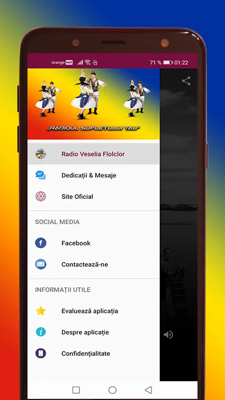 Radio Veselia Folclor | Indus Appstore | Screenshot