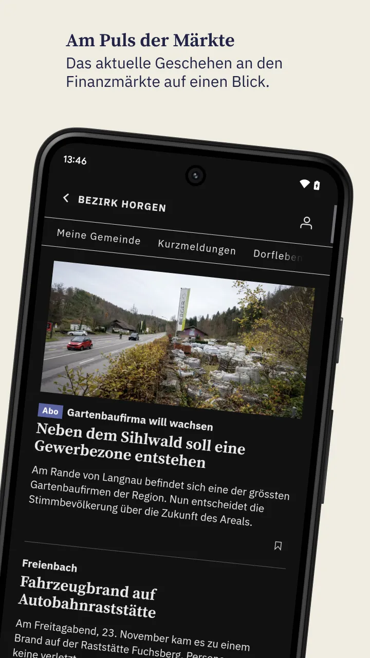 Zürichsee-Zeitung - News | Indus Appstore | Screenshot