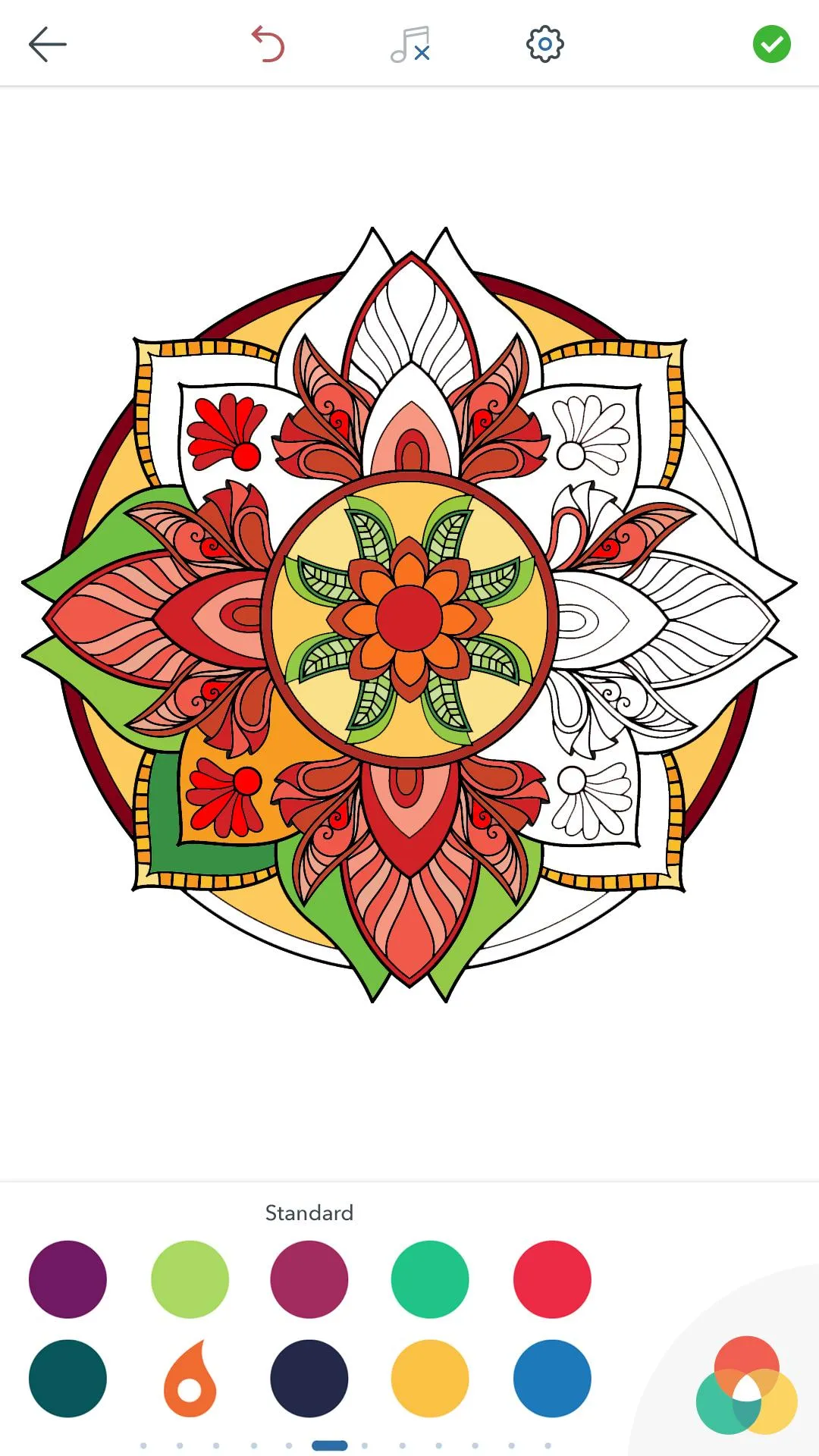 Magic Mandalas: Coloring Pages | Indus Appstore | Screenshot