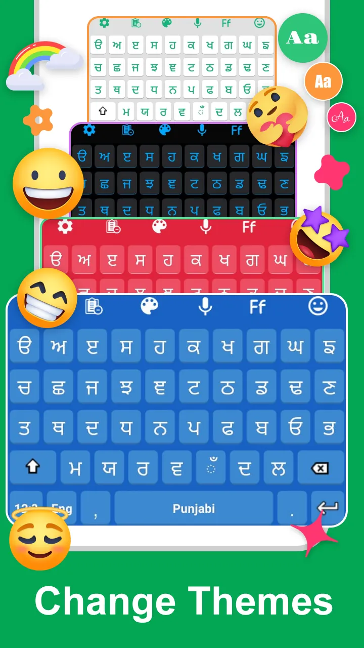 Punjabi English Keyboard 2021 | Indus Appstore | Screenshot