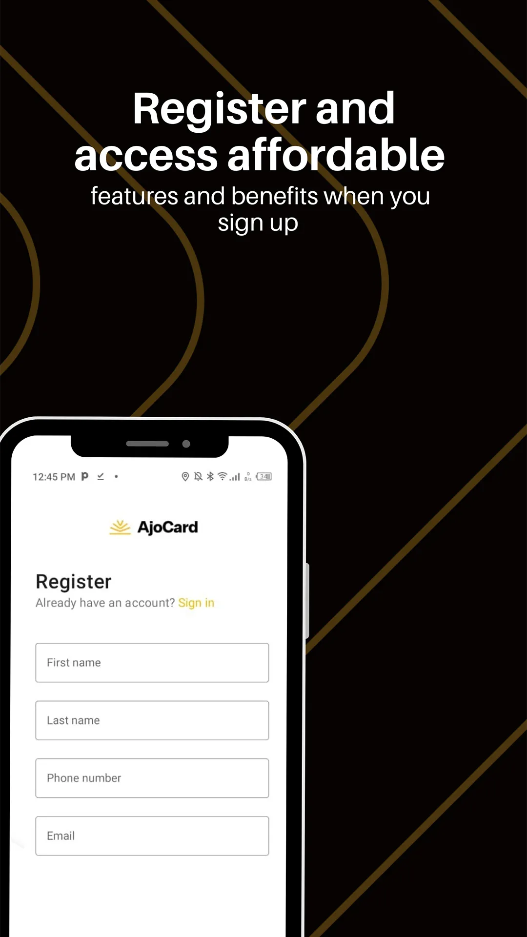 AjoCard | Indus Appstore | Screenshot