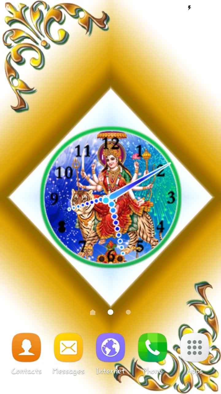 Durga Mata Clock | Indus Appstore | Screenshot