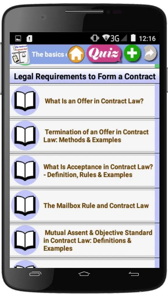 The basics of contract law | Indus Appstore | Screenshot