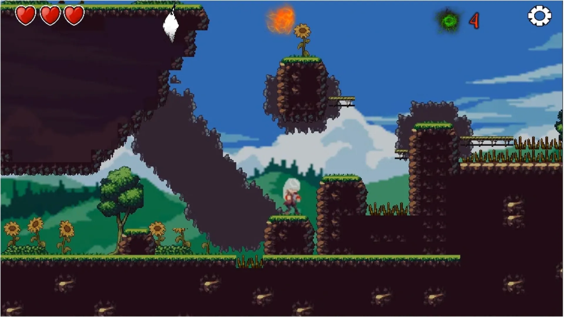 platformer game adventure girl | Indus Appstore | Screenshot