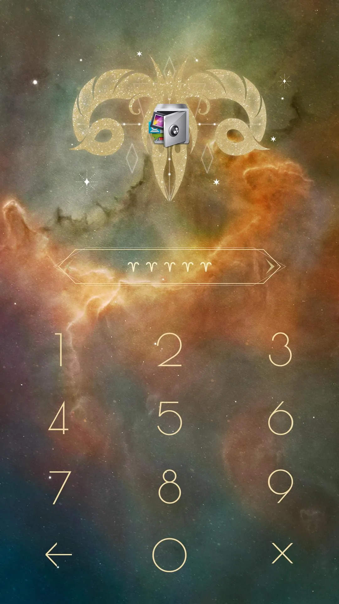 AppLock Theme Aries | Indus Appstore | Screenshot