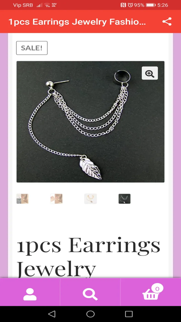 Earrings Shopping App | Indus Appstore | Screenshot