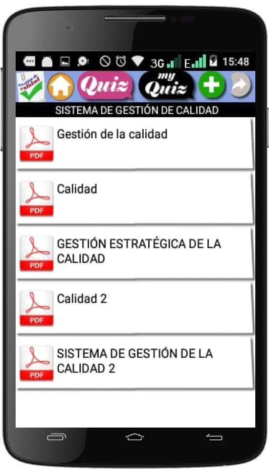 GESTIÓN DE CALIDAD | Indus Appstore | Screenshot