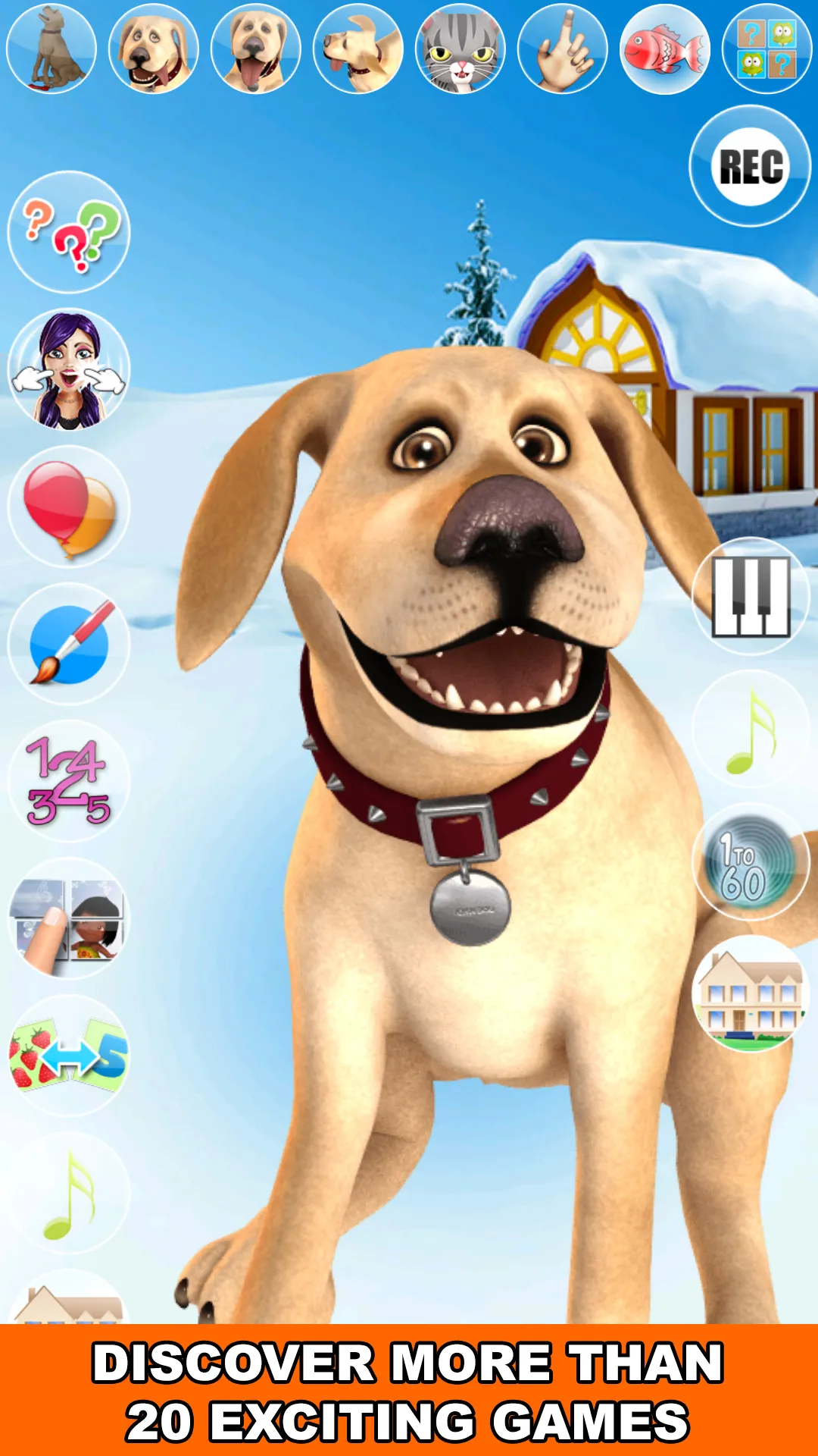 Talking John Dog Frozen City | Indus Appstore | Screenshot