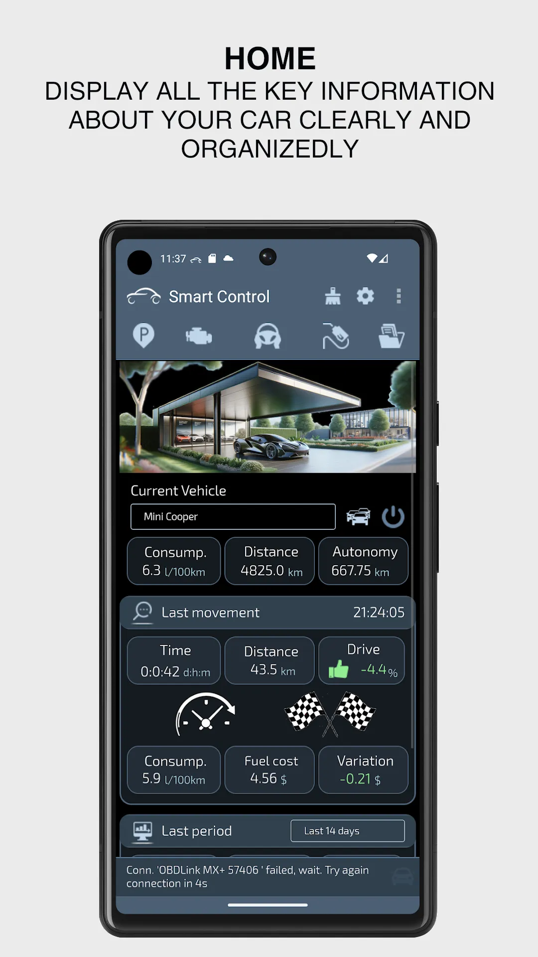 Smart Control OBD2 - Car Brain | Indus Appstore | Screenshot