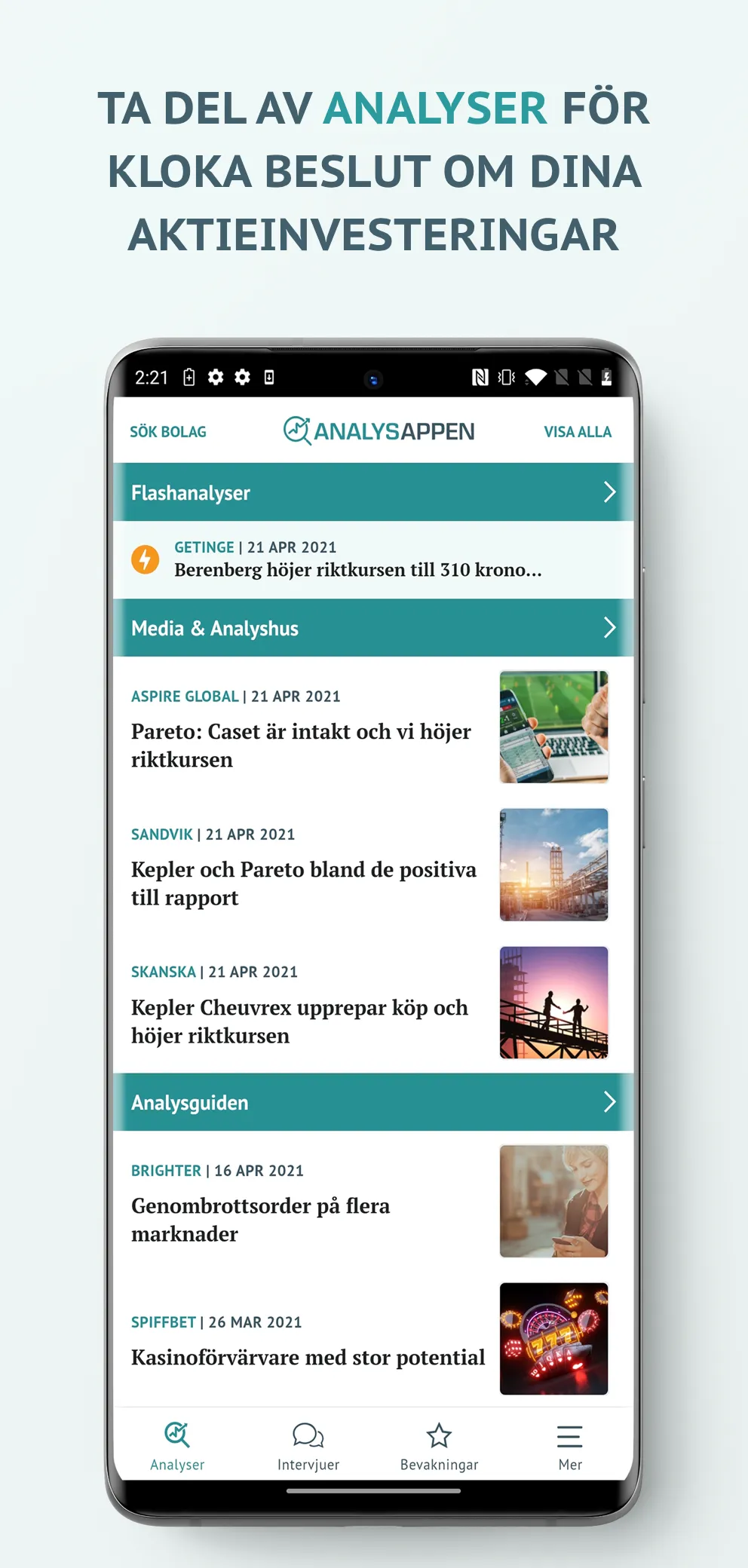 Analysappen | Indus Appstore | Screenshot