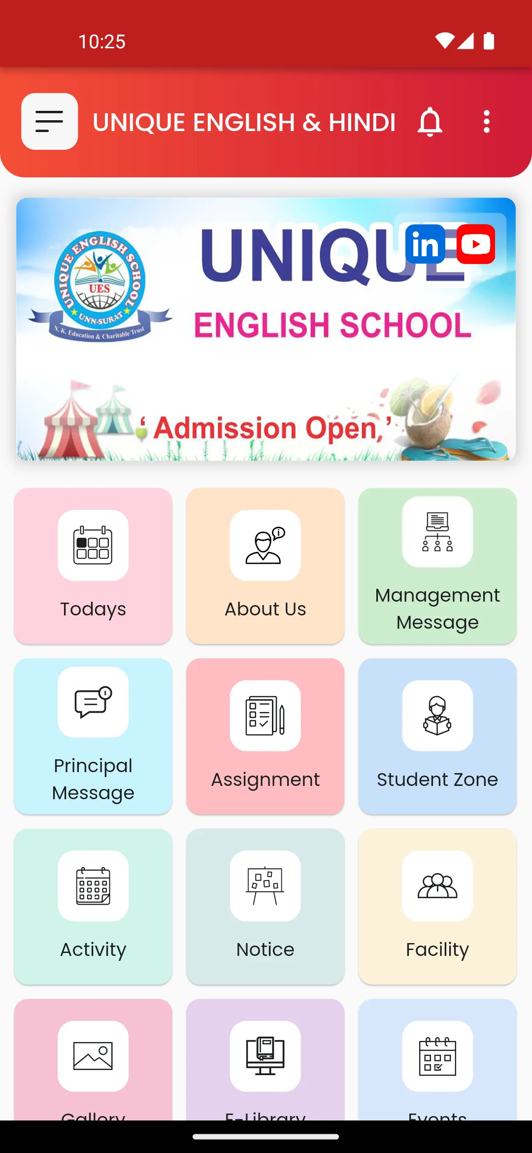 UNIQUE ENGLISH & HINDI SCHOOL | Indus Appstore | Screenshot