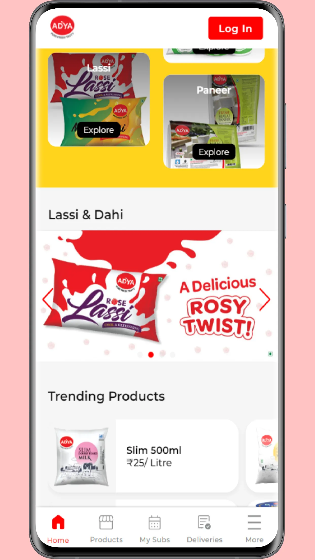 Adya Dairy | Indus Appstore | Screenshot