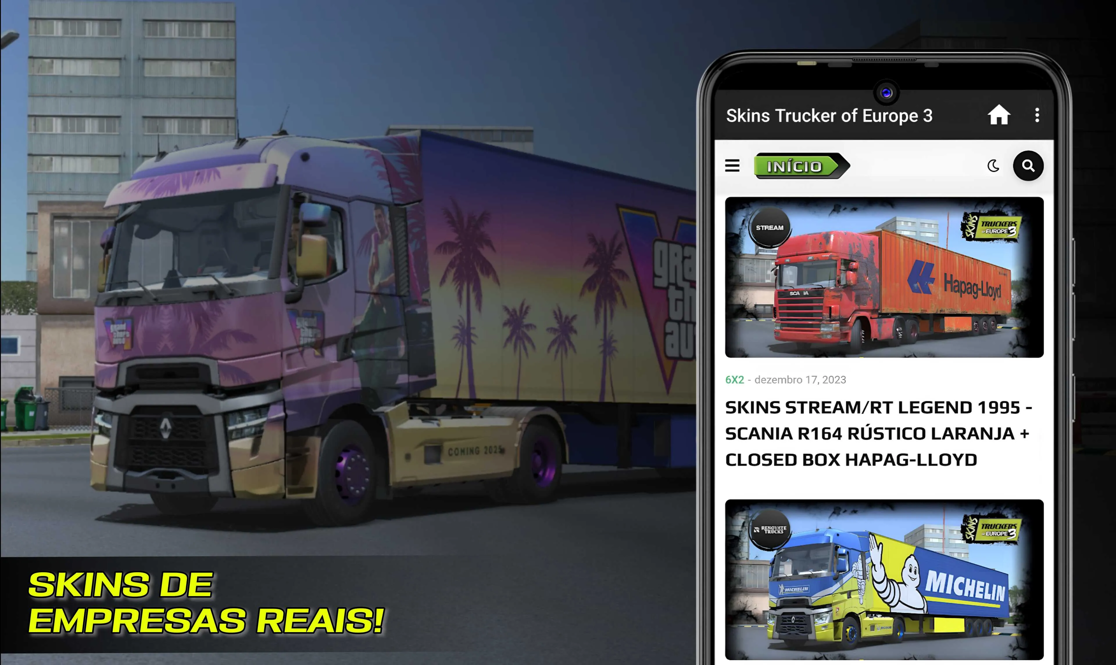 Skins Truckers Of Europe 3 | Indus Appstore | Screenshot