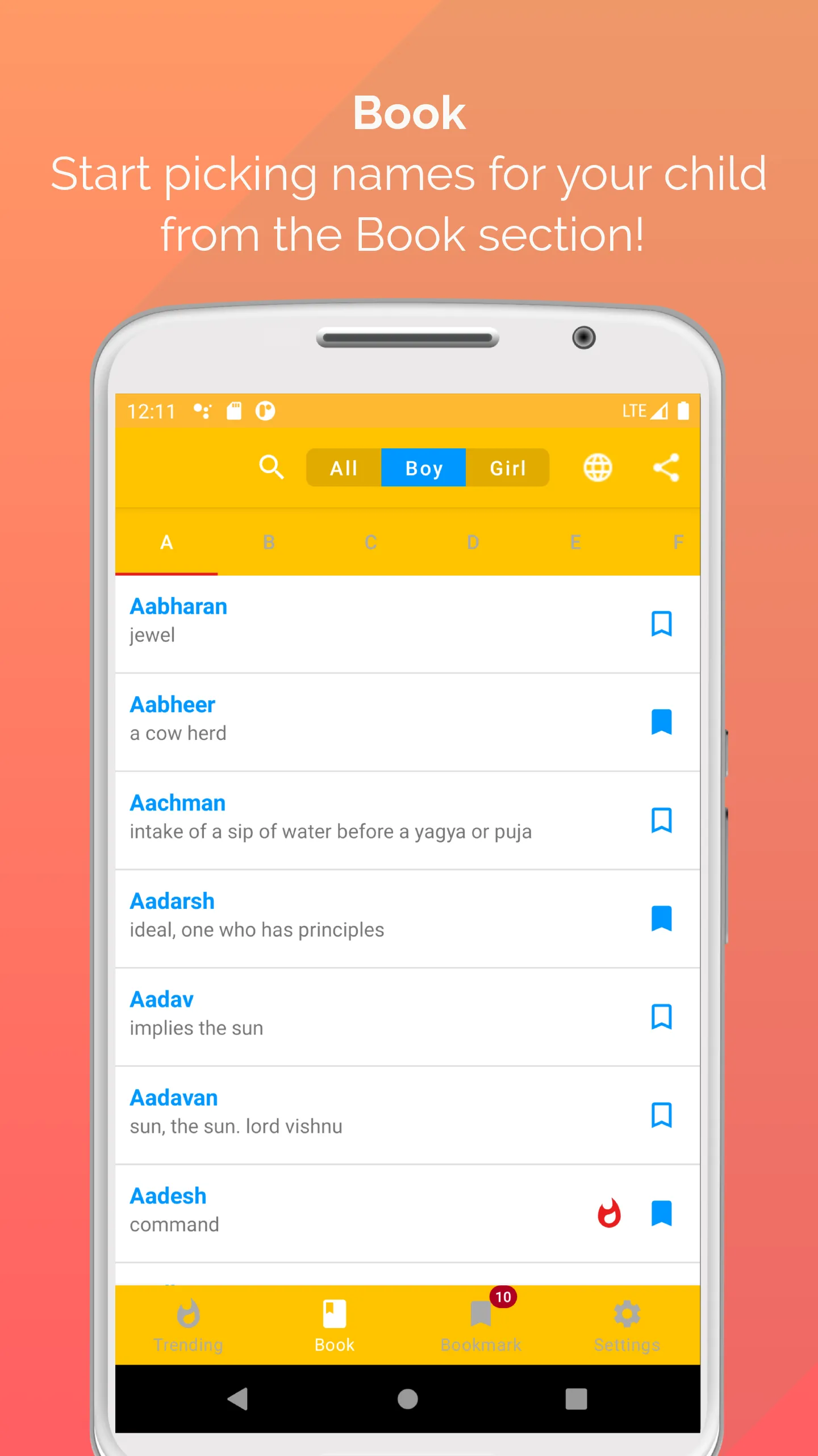 Namly - Baby Boy and Girl Name | Indus Appstore | Screenshot