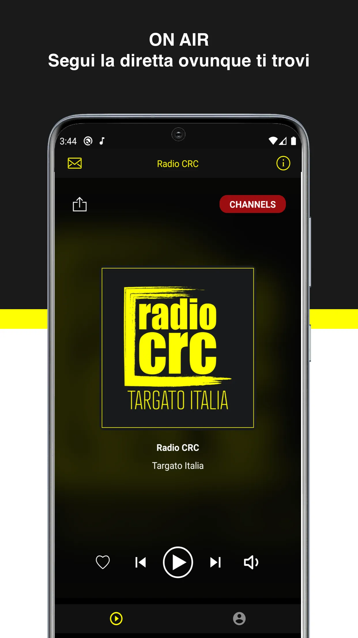 RADIO C.R.C. Targato Italia | Indus Appstore | Screenshot