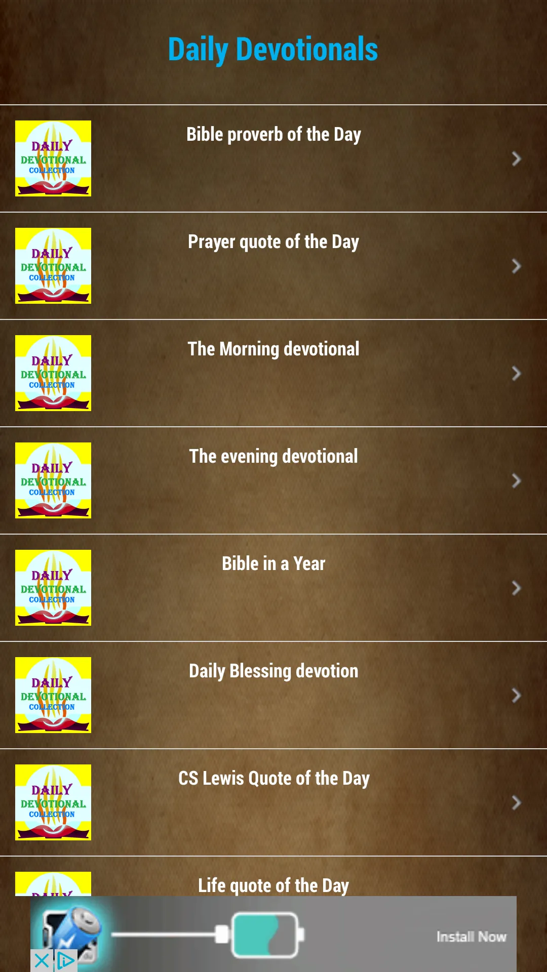 Daily Devotional Collections | Indus Appstore | Screenshot