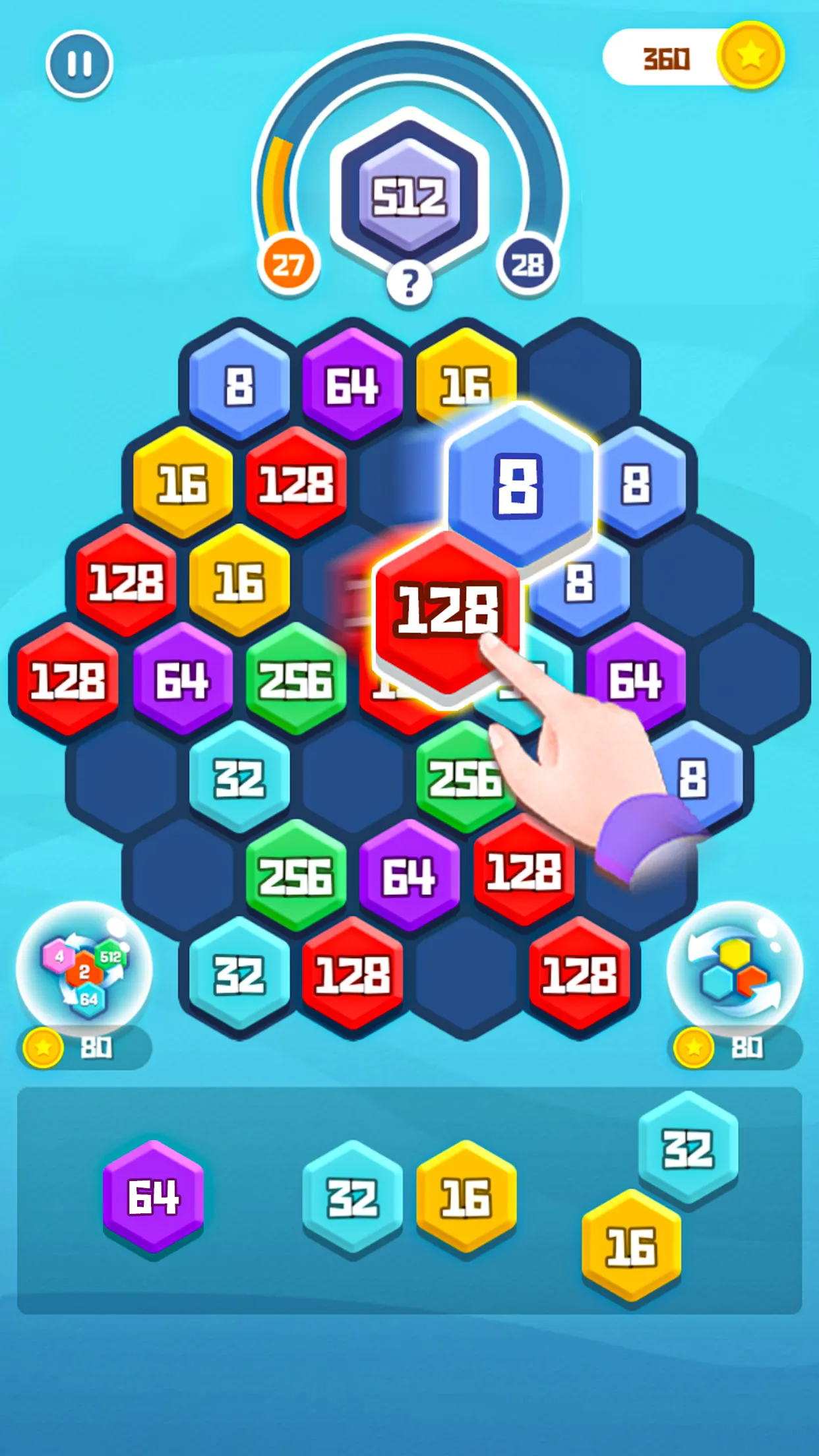 HexPuz - Merge Hexa Puzzle | Indus Appstore | Screenshot