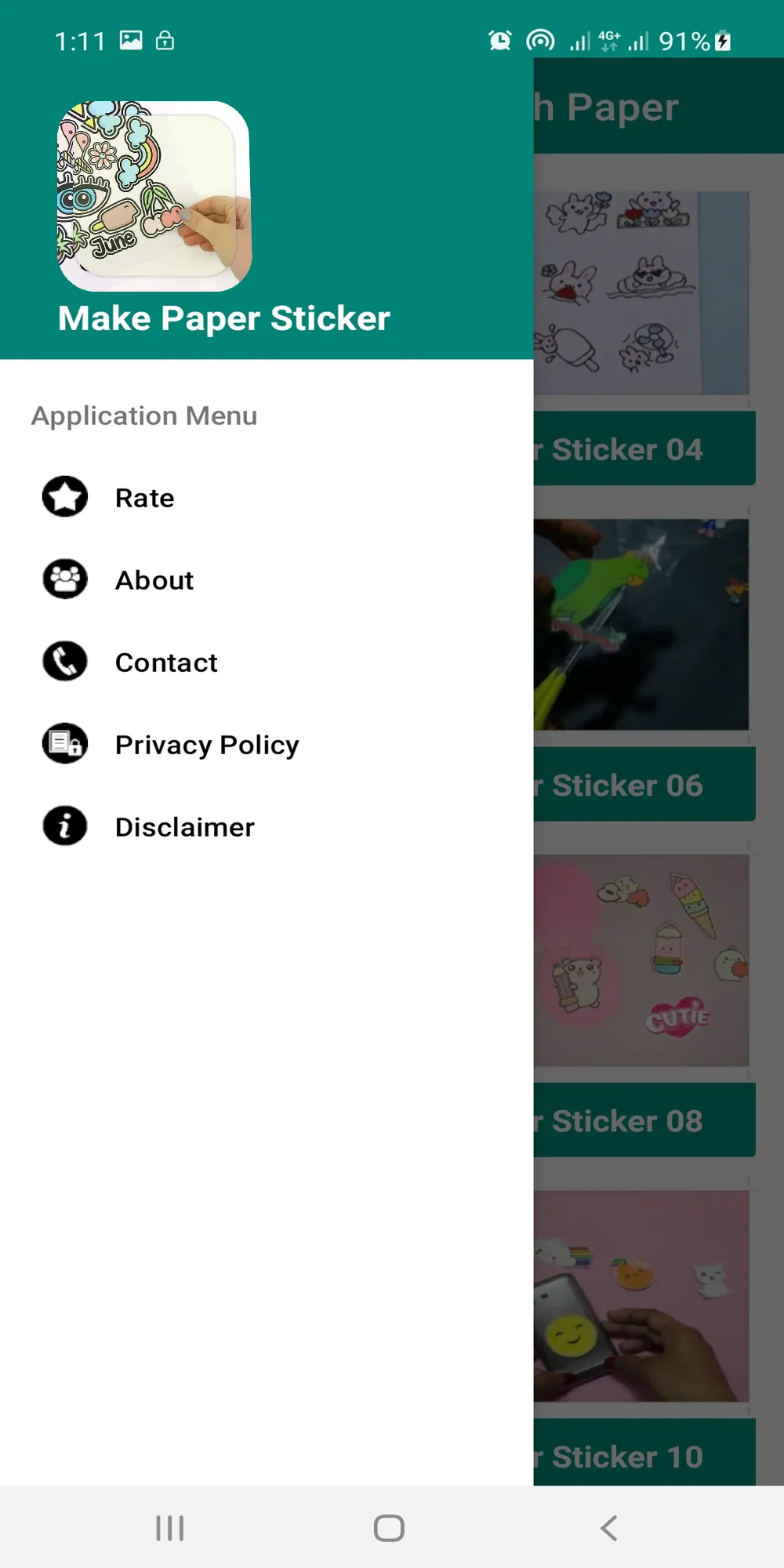 Make DIY Stickers with Paper | Indus Appstore | Screenshot