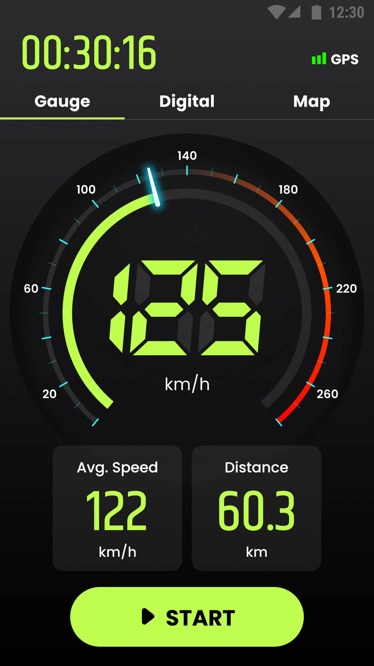 Speedometer: GPS Speedometer | Indus Appstore | Screenshot