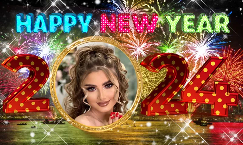 New year photo frame 2024 | Indus Appstore | Screenshot