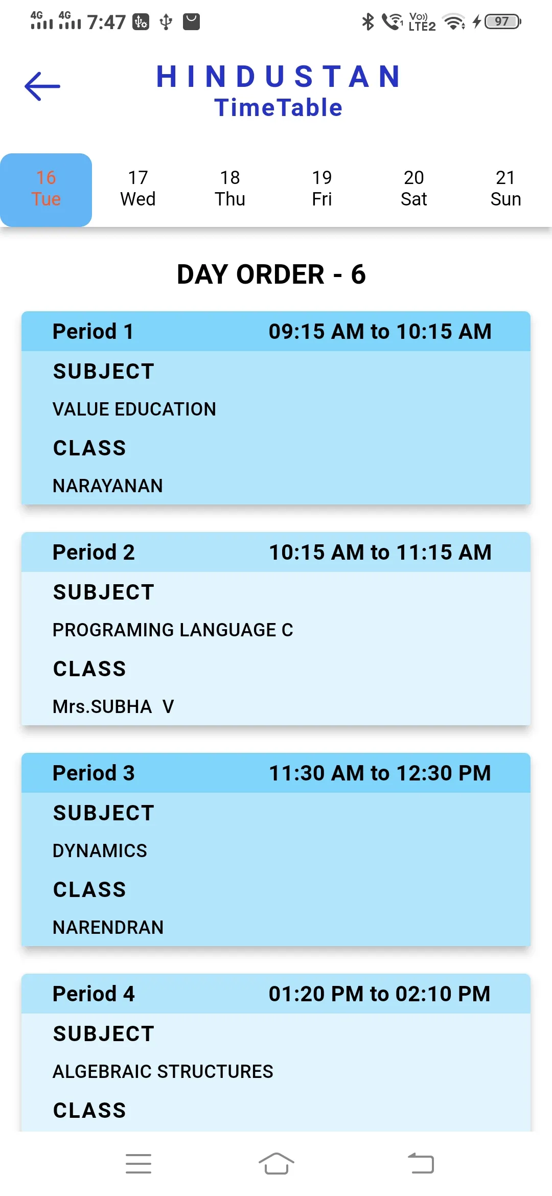 HCAS-Student | Indus Appstore | Screenshot