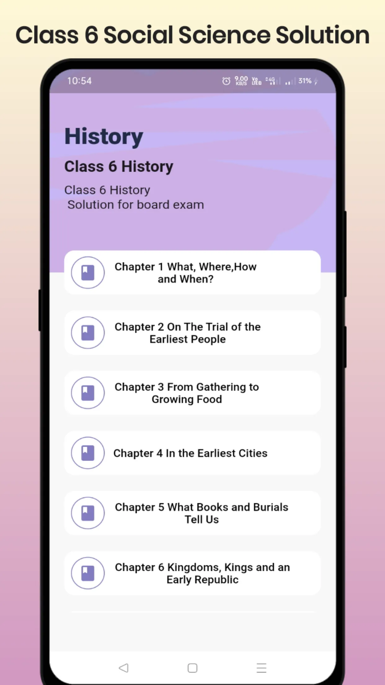 Class 6 Social Science | Indus Appstore | Screenshot