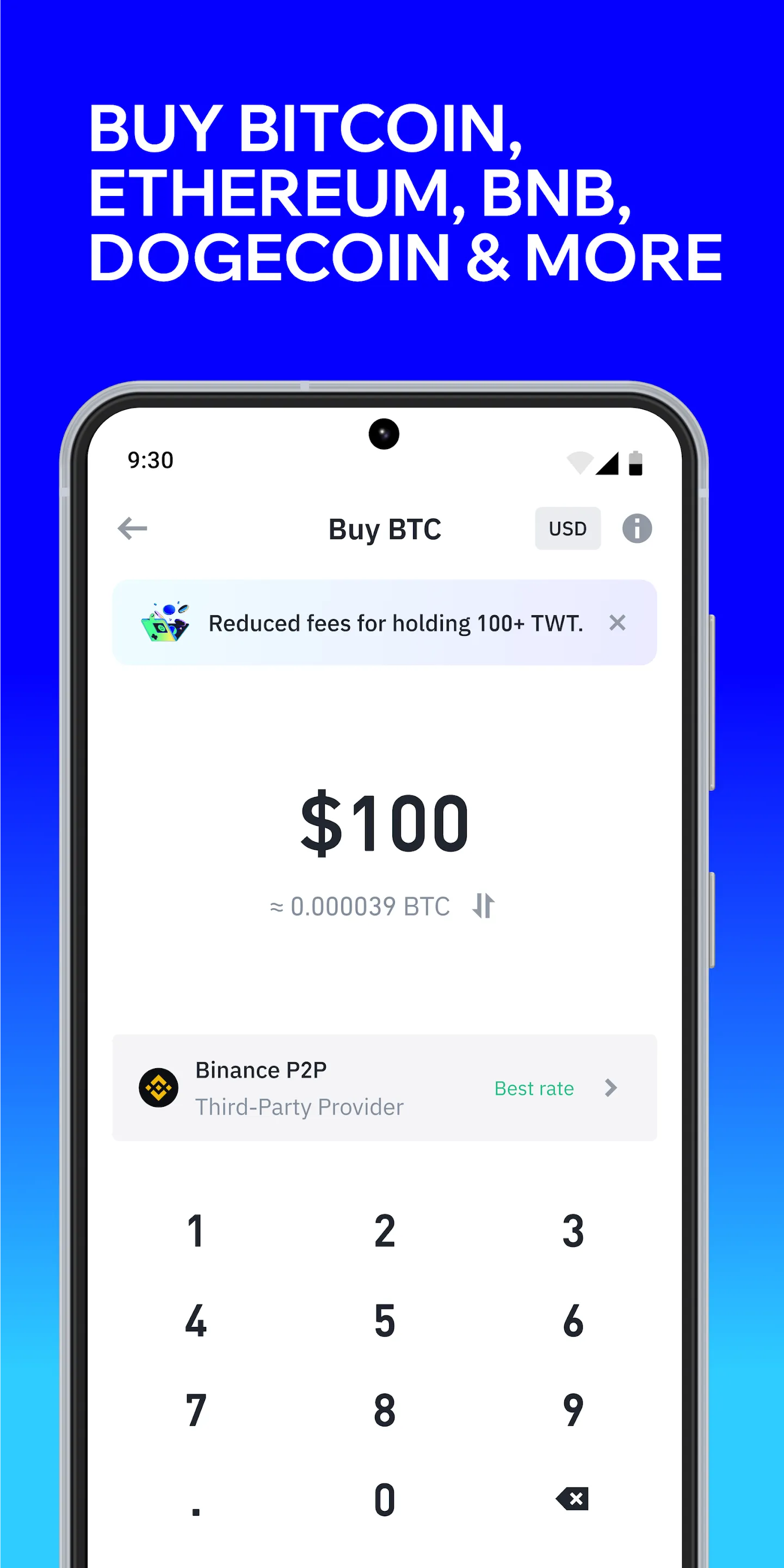 Trust: Crypto & Bitcoin Wallet | Indus Appstore | Screenshot