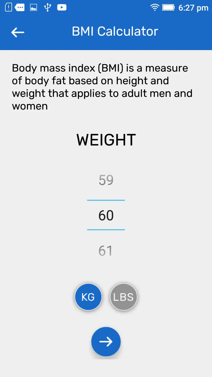 BMI Calculator & Ideal Weight  | Indus Appstore | Screenshot