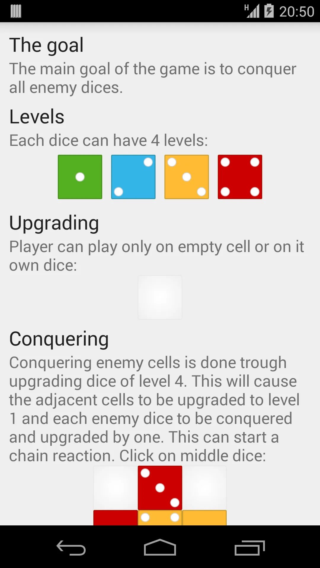 Dice conquer | Indus Appstore | Screenshot