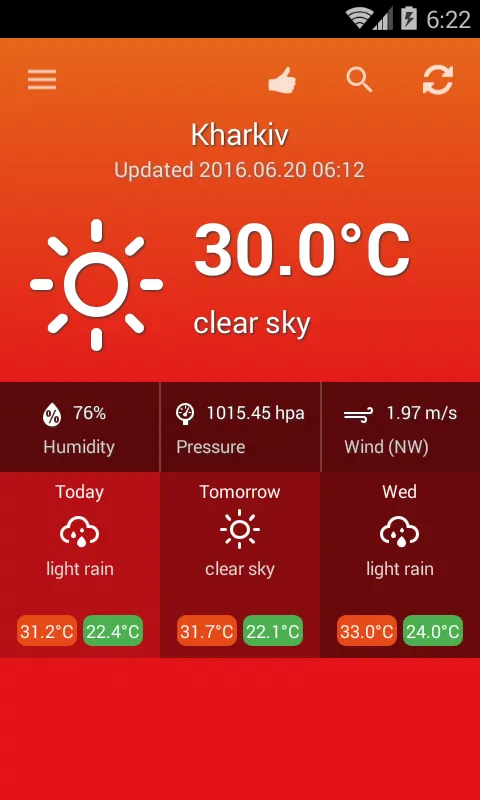 Weather Ukraine | Indus Appstore | Screenshot