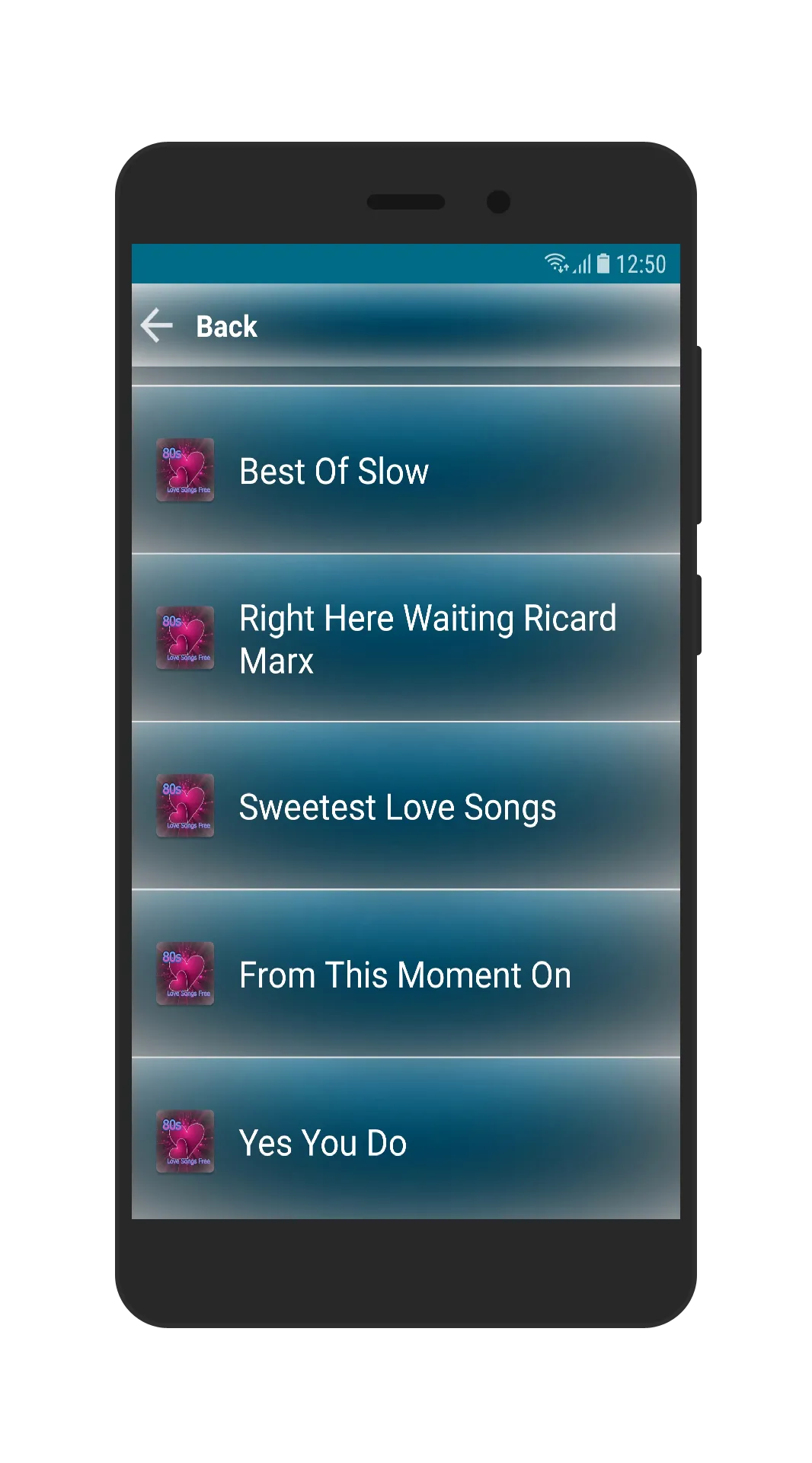 80s Love Songs Memory | Indus Appstore | Screenshot