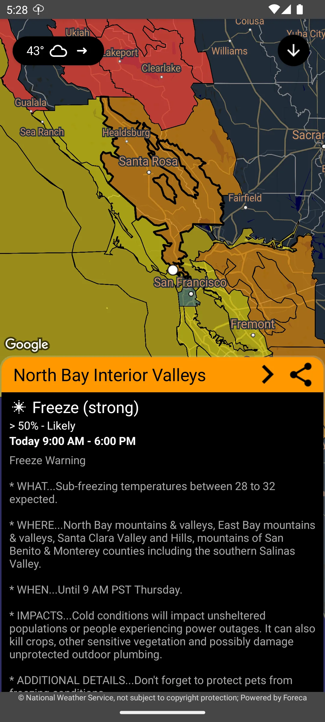 UnWX (Severe Weather Alerts) | Indus Appstore | Screenshot