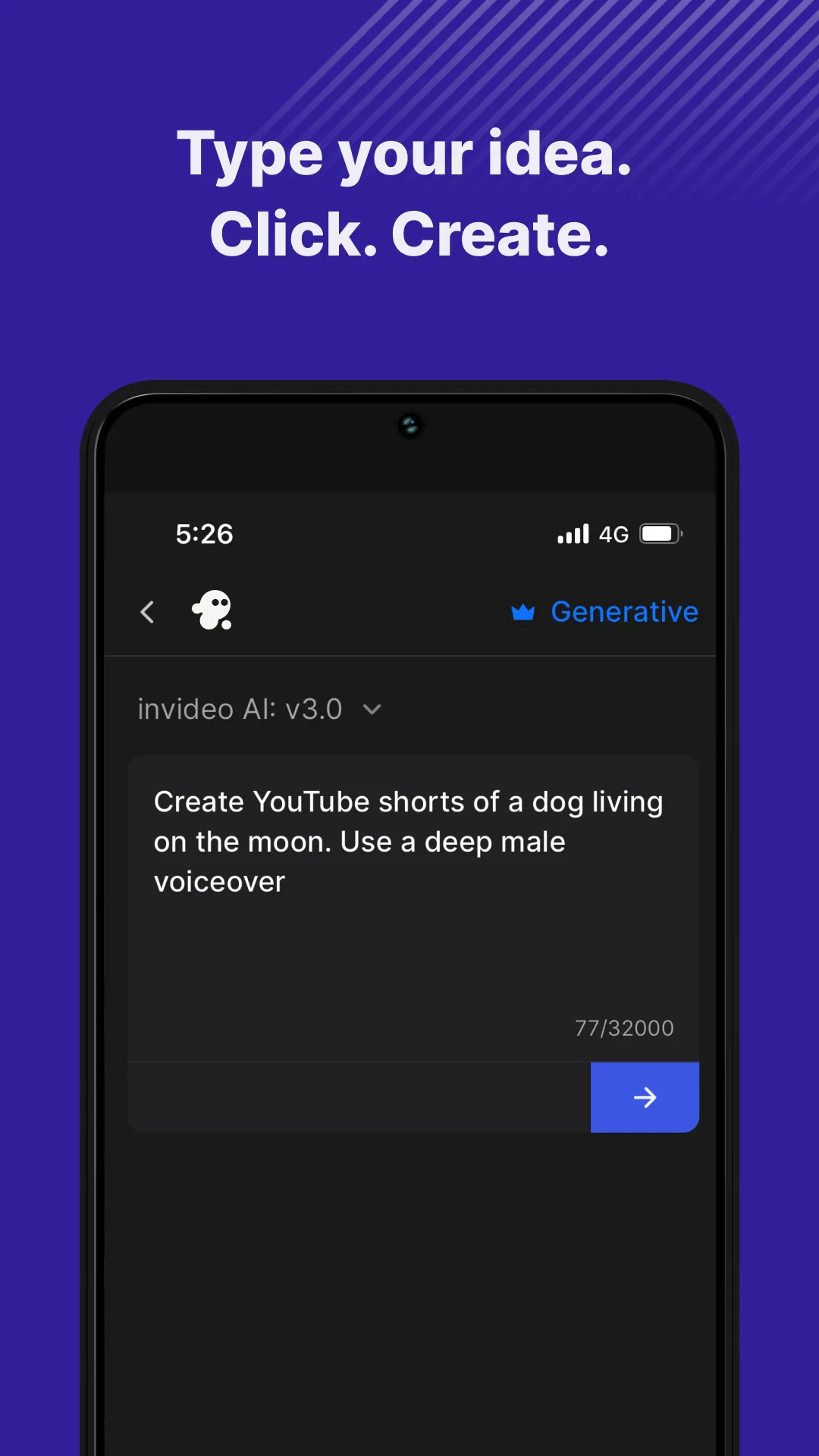 invideo AI: Video Generator | Indus Appstore | Screenshot