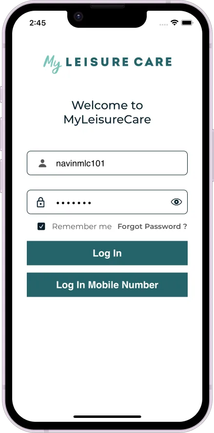 MyLeisureCare | Indus Appstore | Screenshot