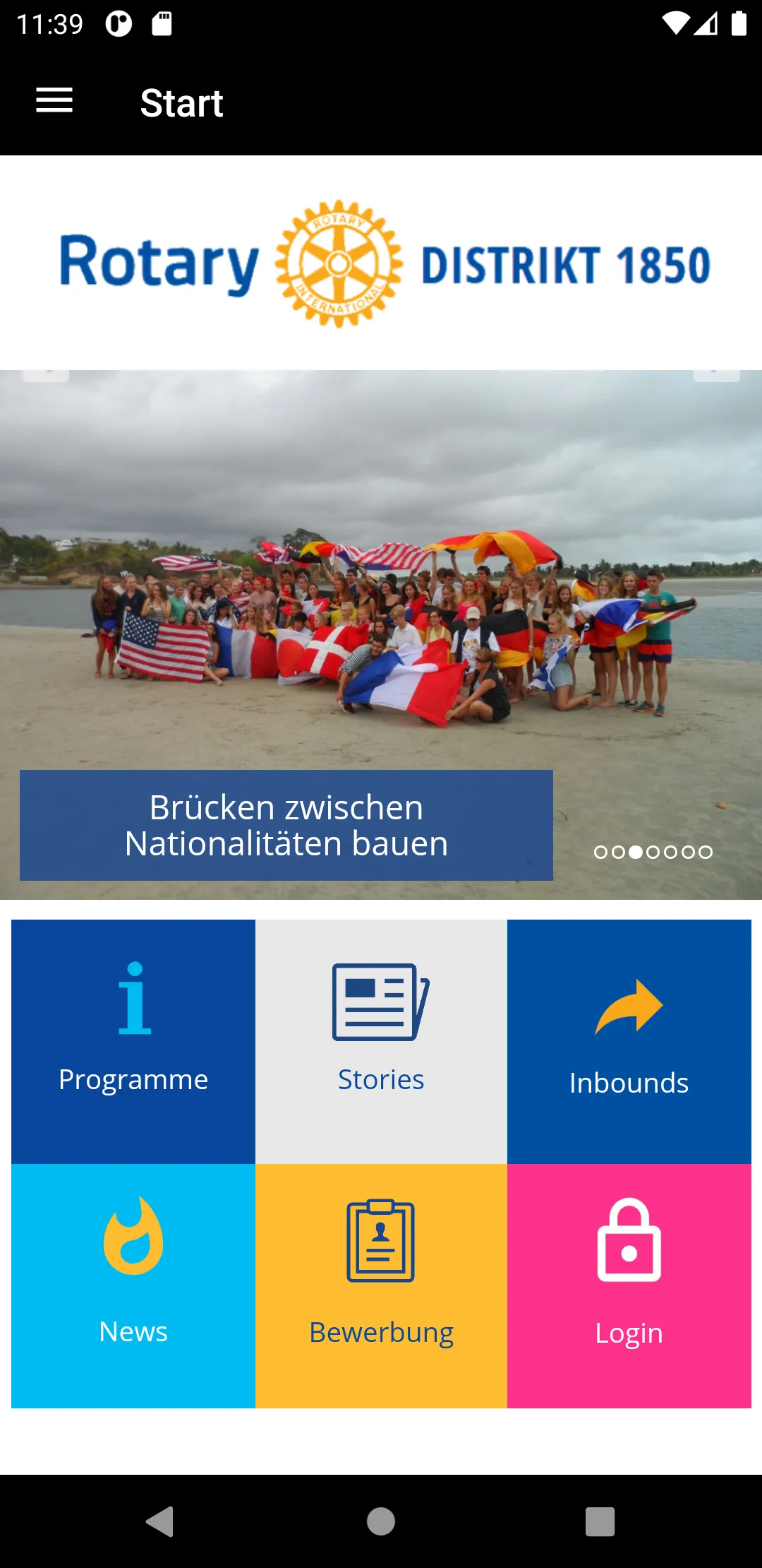 RYE - Rotary Youth Exchange Di | Indus Appstore | Screenshot