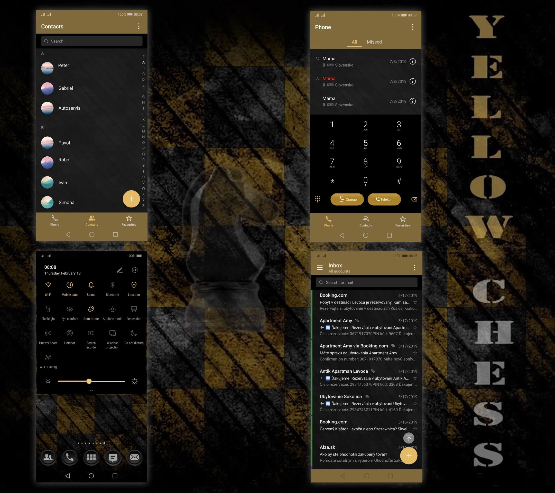 [EMUI 9.1]Yellow Chess Theme | Indus Appstore | Screenshot