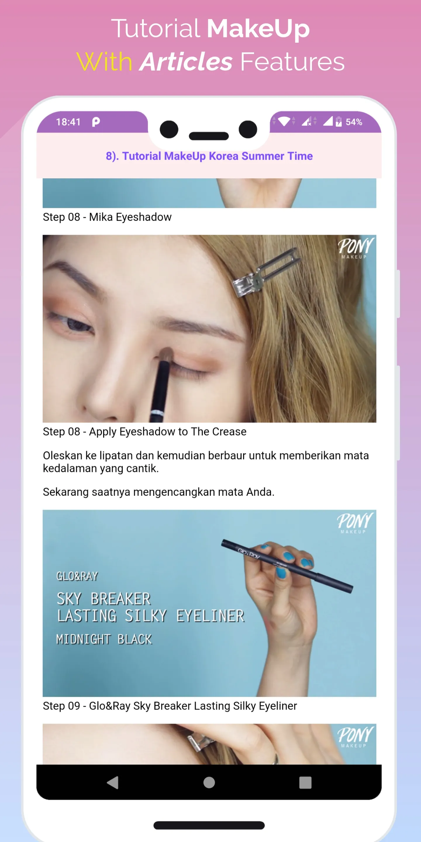 Tutorial MakeUp Korean Style ( | Indus Appstore | Screenshot