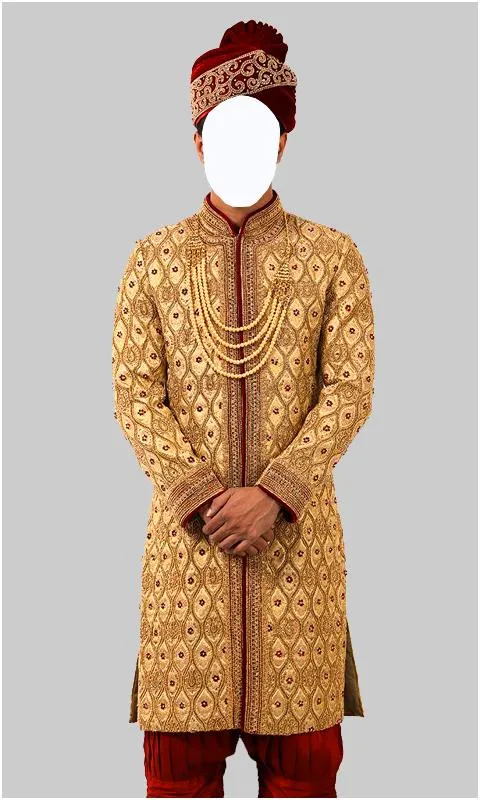 Men Sherwani Dress Photo Suit | Indus Appstore | Screenshot