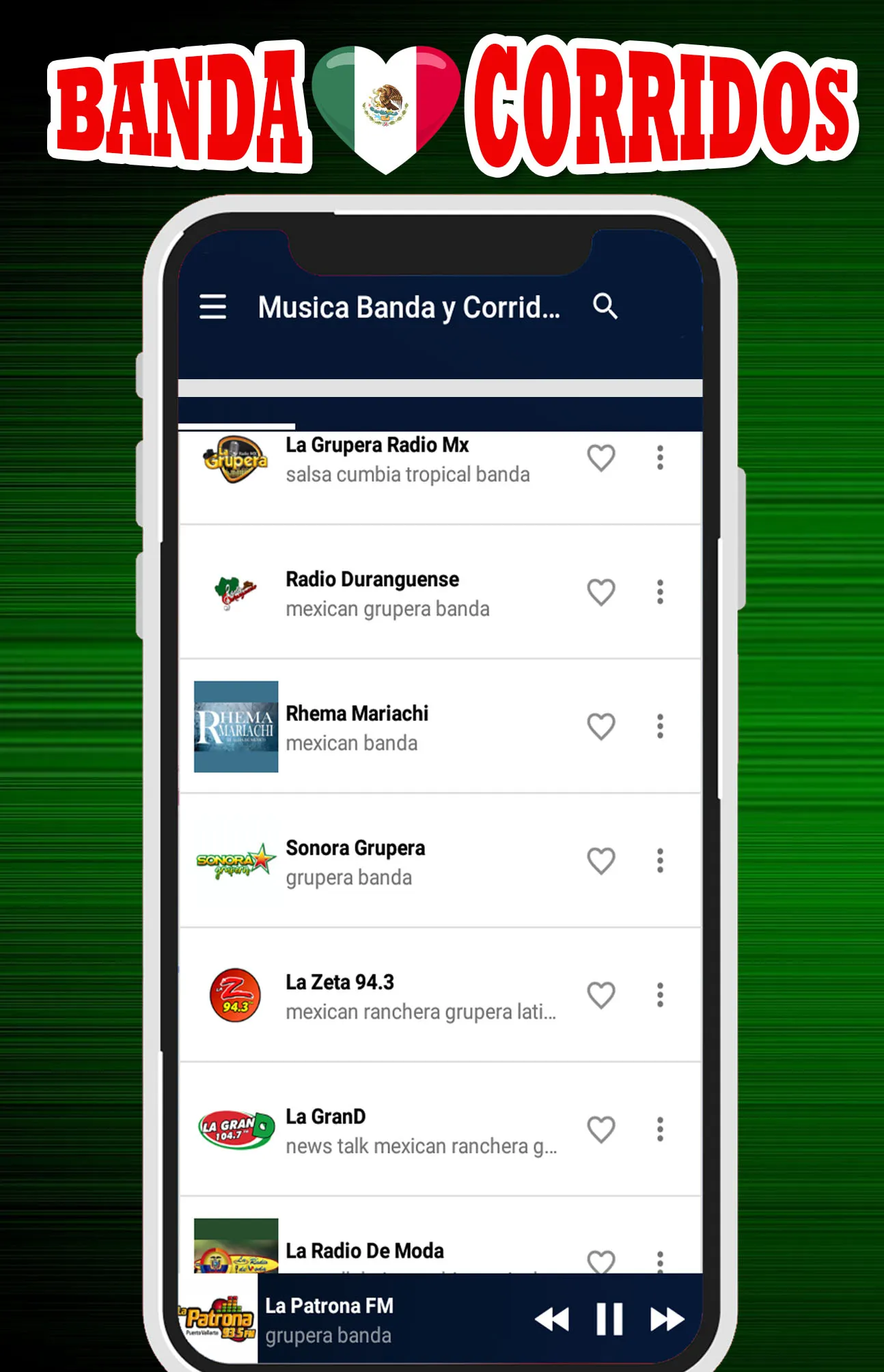 Musica Banda y Corridos | Indus Appstore | Screenshot