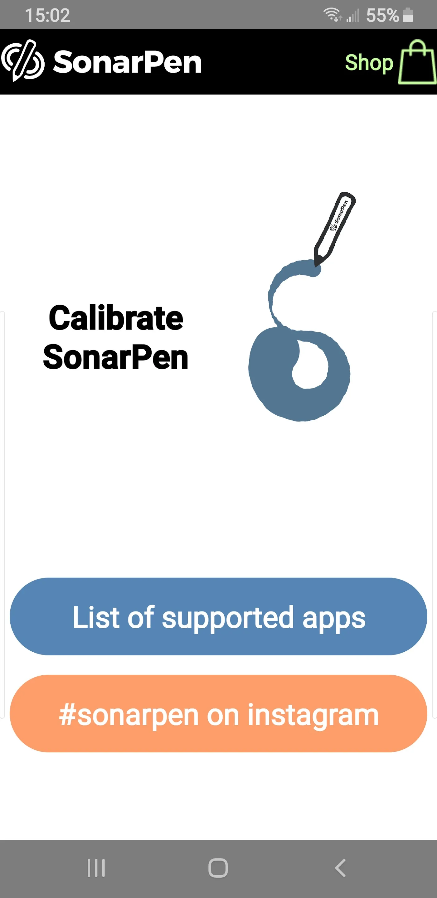 SonarPen Calibrate | Indus Appstore | Screenshot